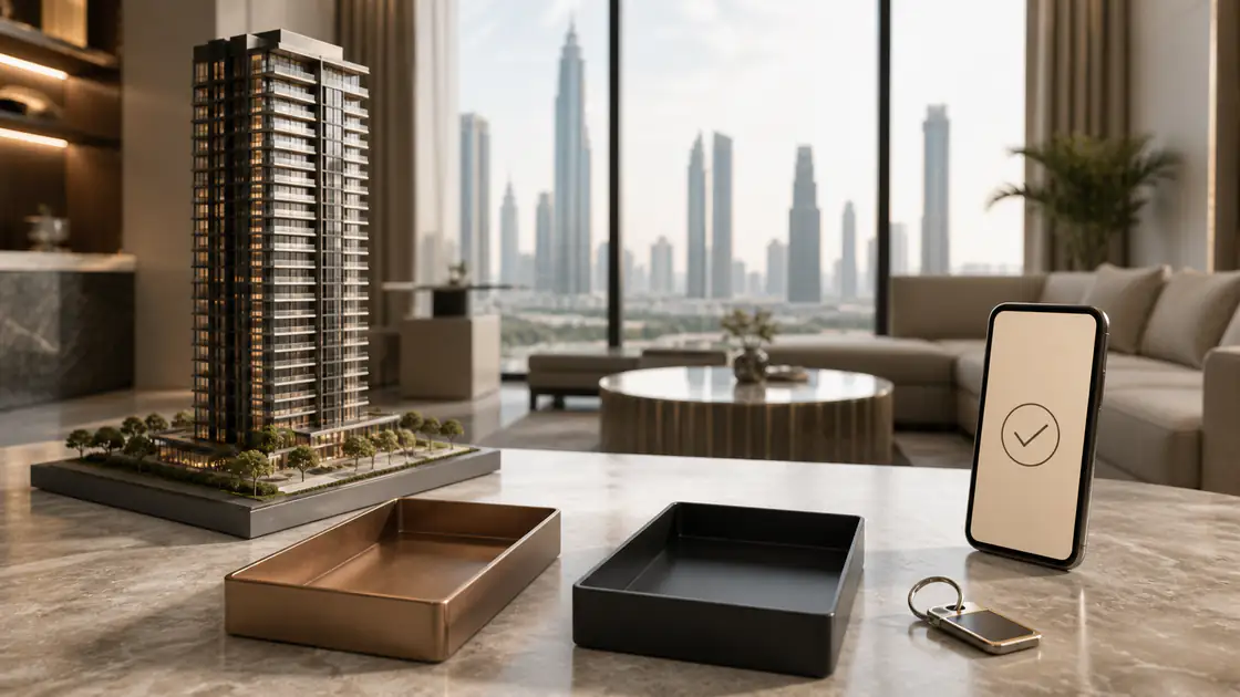 Dubai project and escrow details checked before an off-plan payment
