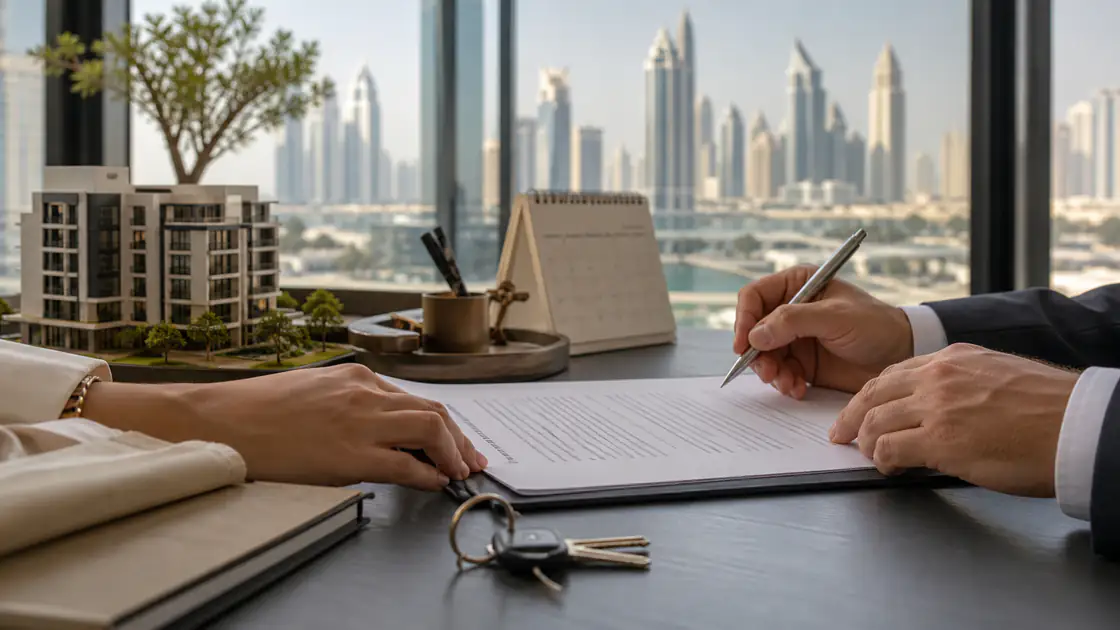 Dubai long-term property right documents prepared for verification