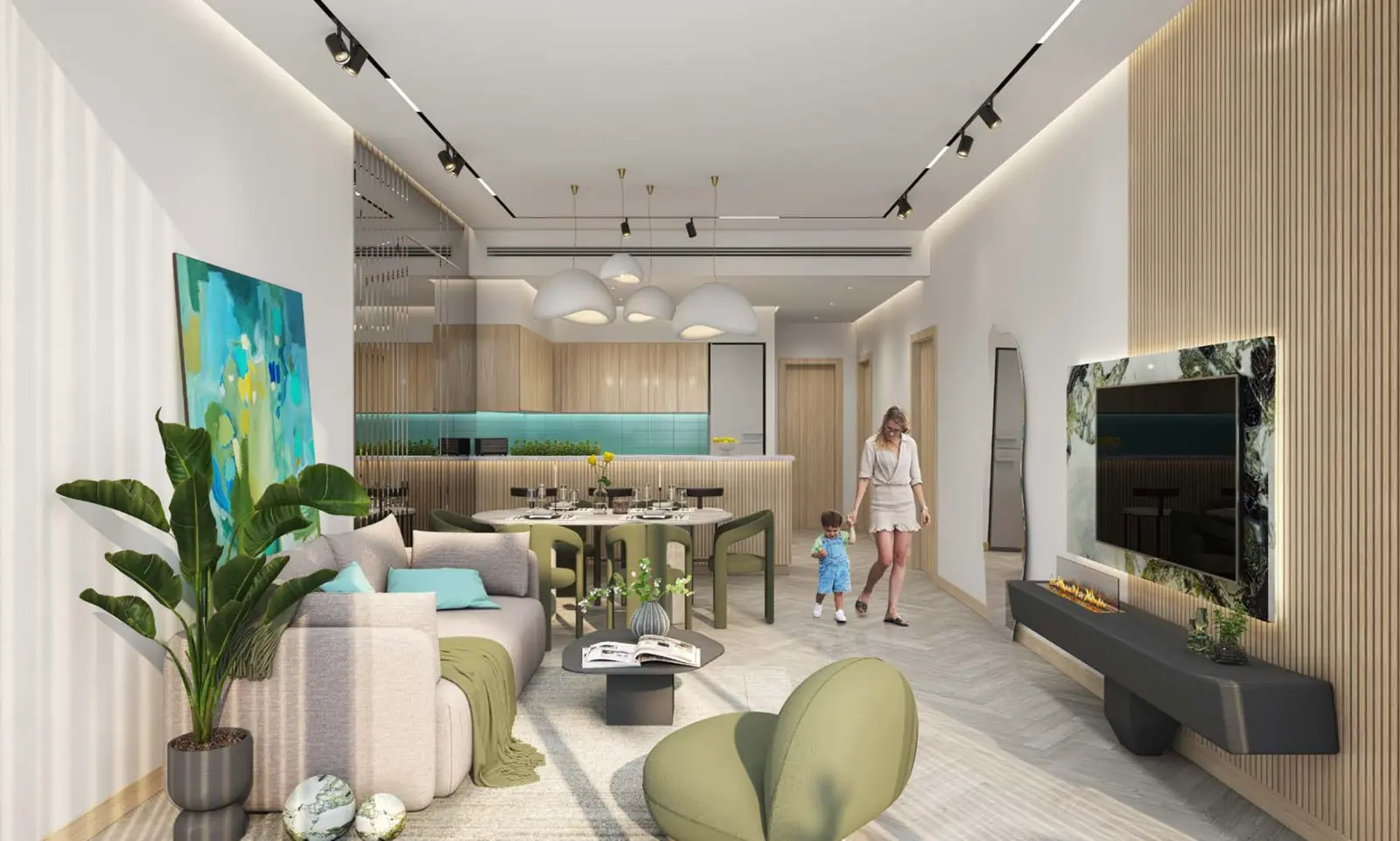 One Bedroom Unit in Damac Lagoon Views — Damac Lagoons, image 2 of 3